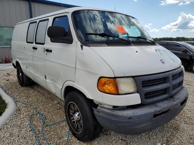 2B7HB11Y01K550726 - 2001 DODGE RAM VAN B1 WHITE photo 1