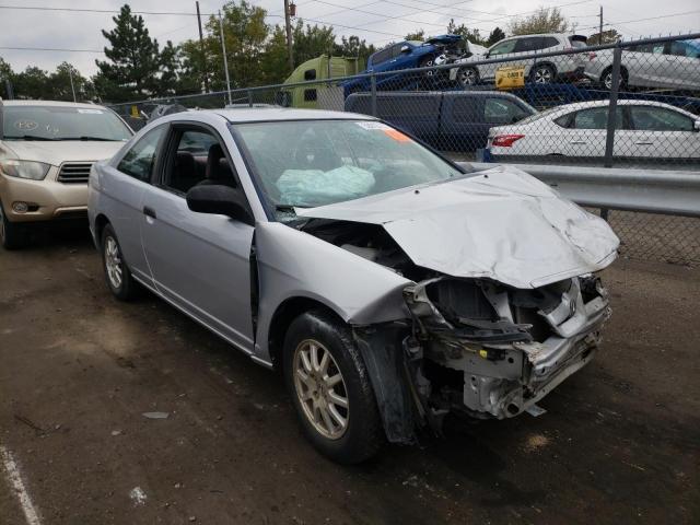 1HGEM21701L096506 - 2001 HONDA CIVIC HX SILVER photo 1