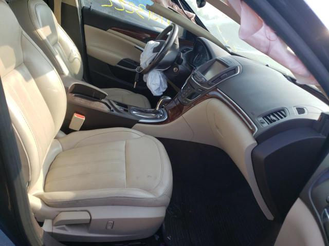 2G4GK5EX8F9296715 - 2015 BUICK REGAL BLUE photo 5