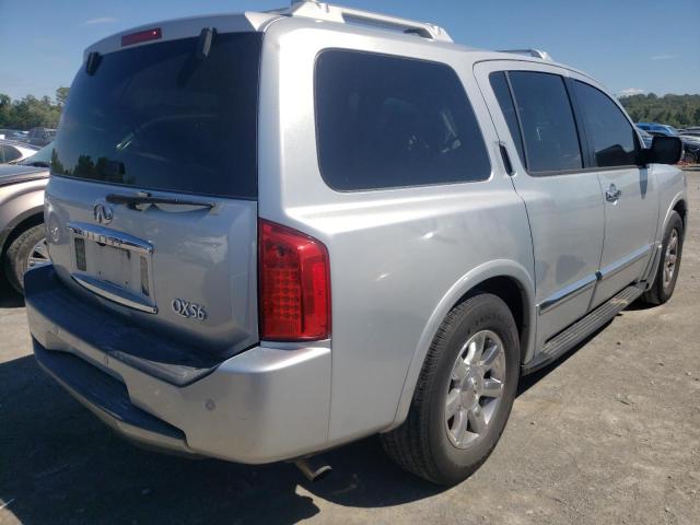 5N3AA08A06N813187 - 2006 INFINITI QX56 SILVER photo 4