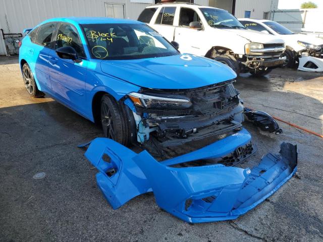 19XFL2H8XNE017992 - 2022 HONDA CIVIC SPOR BLUE photo 1