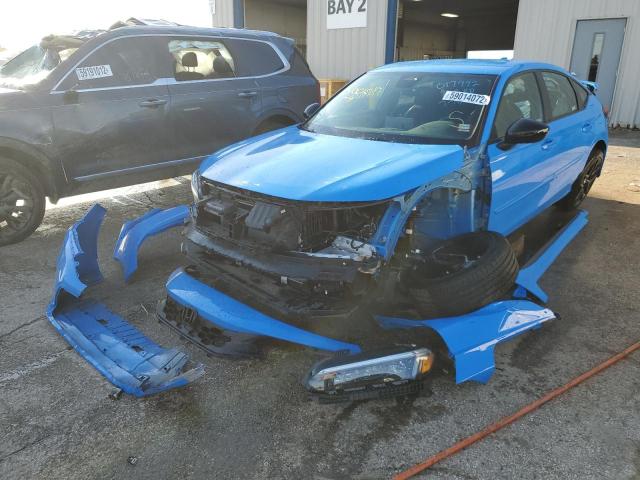 19XFL2H8XNE017992 - 2022 HONDA CIVIC SPOR BLUE photo 2