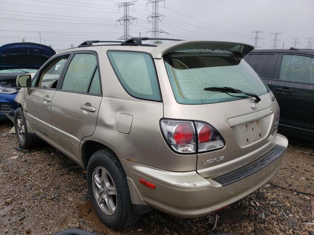 JTJHF10U320286890 - 2002 LEXUS RX 300 BEIGE photo 3