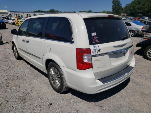 2C4RC1CG4DR683233 - 2013 CHRYSLER TOWN & COU WHITE photo 3