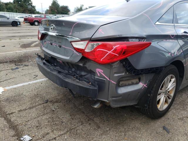 5NPEB4AC2DH700109 - 2013 HYUNDAI SONATA GLS GRAY photo 9