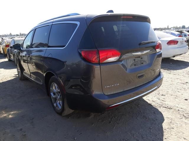 2C4RC1GG9JR357773 - 2018 CHRYSLER PACIFICA L GRAY photo 3