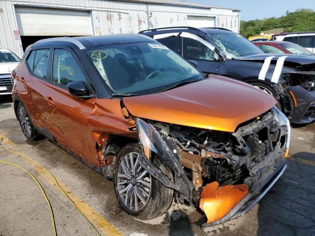 3N1CP5CV2ML486528 - 2021 NISSAN KICKS SV ORANGE photo 1