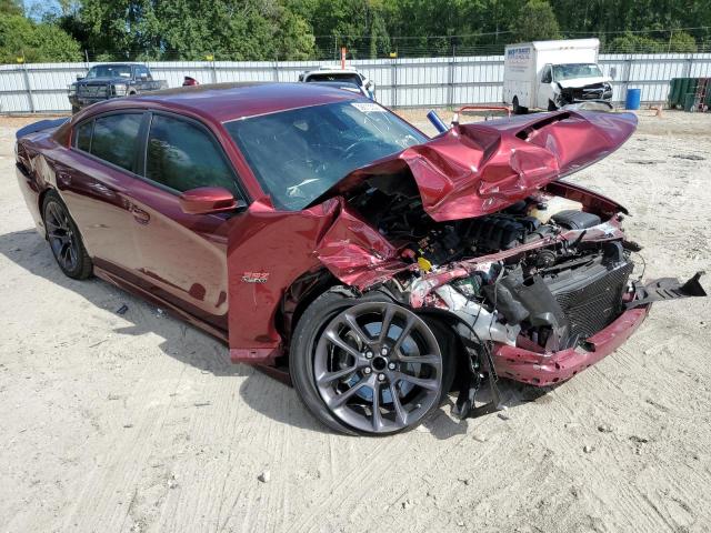 2C3CDXGJ6LH120494 - 2020 DODGE CHARGER SC BURGUNDY photo 1