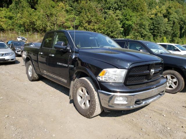 1C6RD7GT2CS252496 - 2012 DODGE RAM 1500 S BLACK photo 1