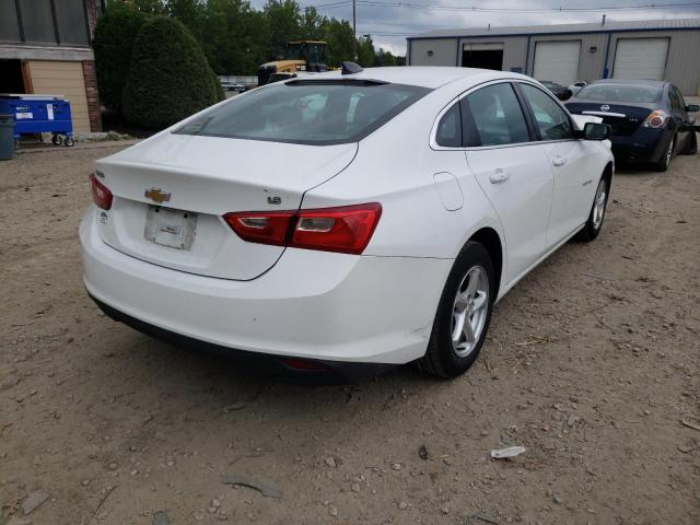 1G1ZB5ST9GF257602 - 2016 CHEVROLET MALIBU LS WHITE photo 4