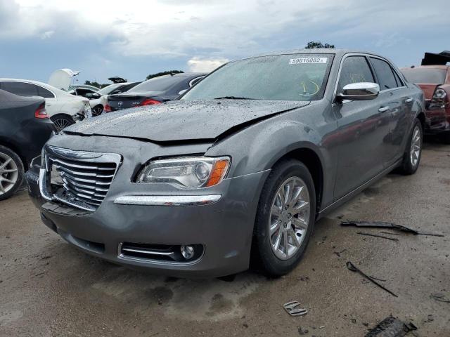 2C3CCACG6CH188319 - 2012 CHRYSLER 300 LIMITE GRAY photo 2