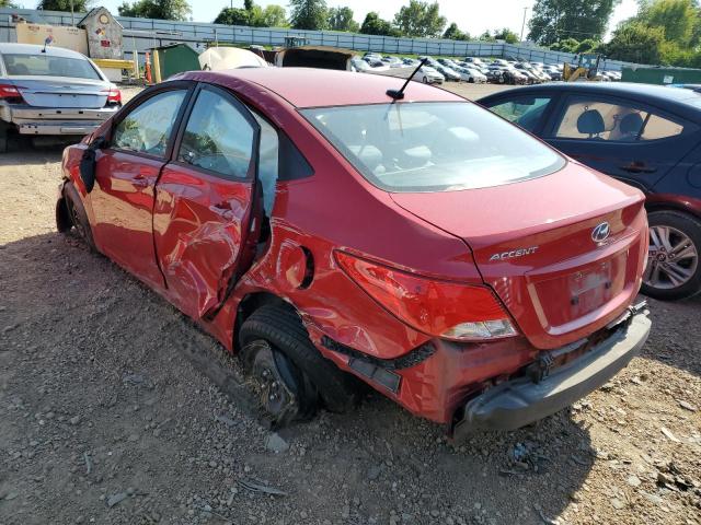 KMHCT4AE3GU156330 - 2016 HYUNDAI ACCENT RED photo 3