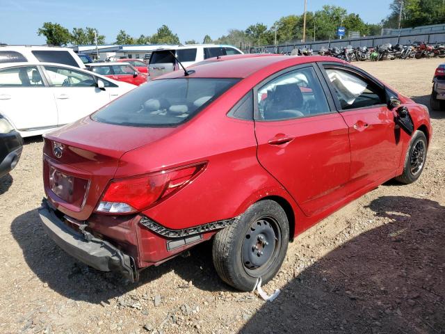 KMHCT4AE3GU156330 - 2016 HYUNDAI ACCENT RED photo 4