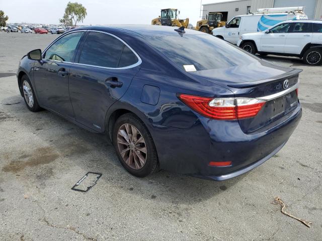 JTHBW1GG7E2070685 - 2014 LEXUS ES 300H BLUE photo 3