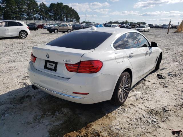 WBA4A5C59FG051352 - 2015 BMW 428 I GRAN WHITE photo 4