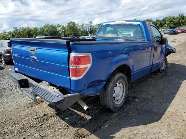 1FTMF1CW8AKC10230 - 2010 FORD F150 BLUE photo 4