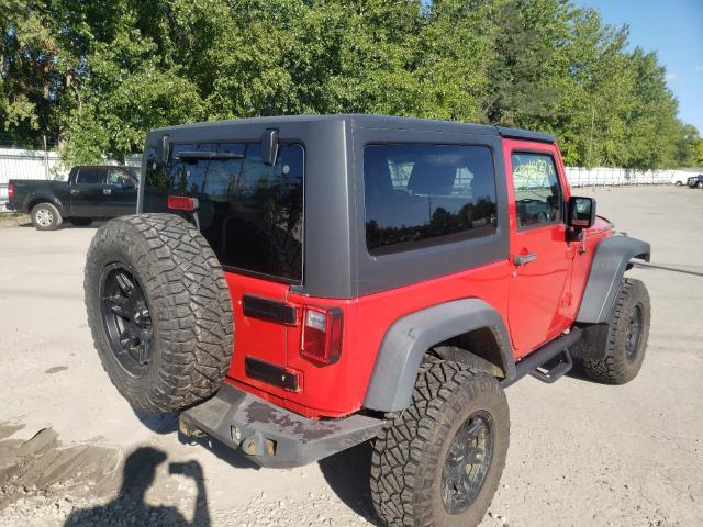 1J4GA64157L196909 - 2007 JEEP WRANGLER R RED photo 4