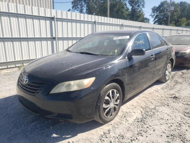 4T1BE46K37U572933 - 2007 TOYOTA CAMRY CE BLACK photo 2