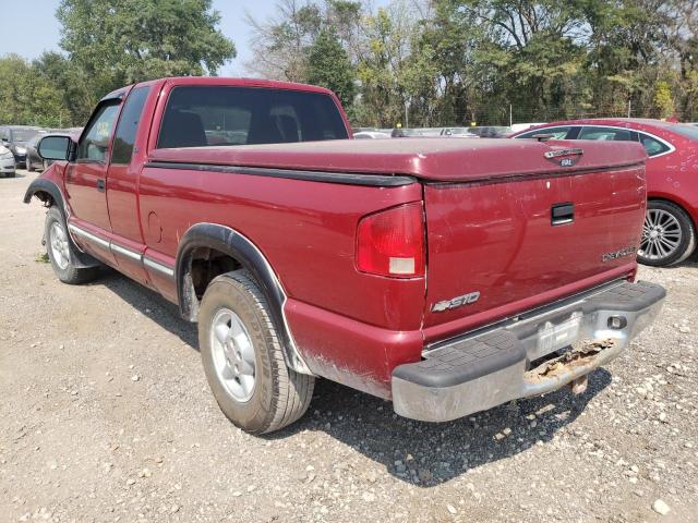 1GCDT19X238182160 - 2003 CHEVROLET S TRUCK S1 RED photo 3