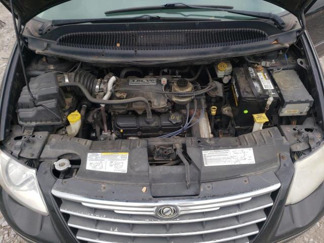 2C8GP64L65R487394 - 2005 CHRYSLER TOWN & COU BLACK photo 7