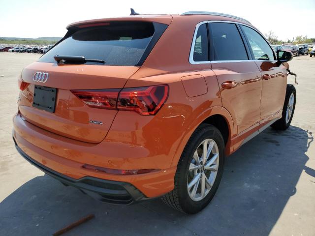 WA1EECF37N1017657 - 2022 AUDI Q3 PREMIUM ORANGE photo 4