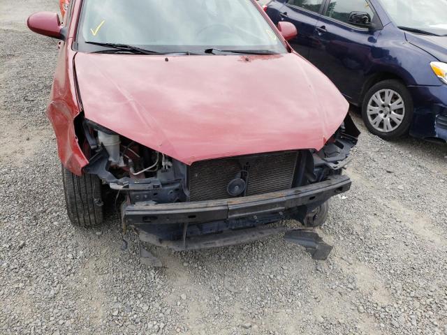 KMHDU4AD4AU934702 - 2010 HYUNDAI ELANTRA BL RED photo 9