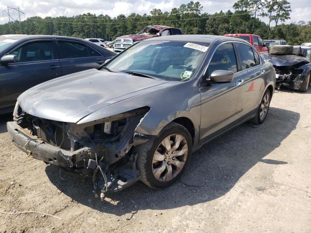 5KBCP3F83AB008895 - 2010 HONDA ACCORD EXL GRAY photo 2