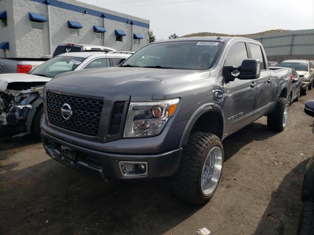 1N6BA1F44HN512944 - 2017 NISSAN TITAN XD S GRAY photo 2