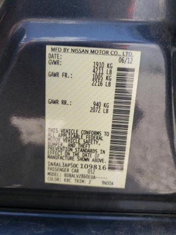 1N4AL3AP5DC109816 - 2013 NISSAN ALTIMA GRAY photo 10