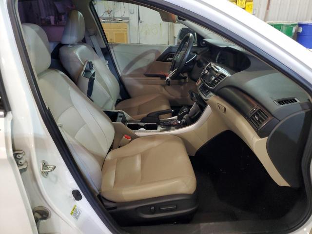 1HGCR3F84DA010324 - 2013 HONDA ACCORD EXL WHITE photo 5