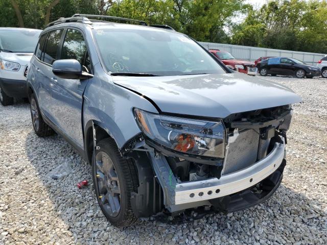 5FNYF8H53NB004973 - 2022 HONDA PASSPORT E 蓝色 照片 1