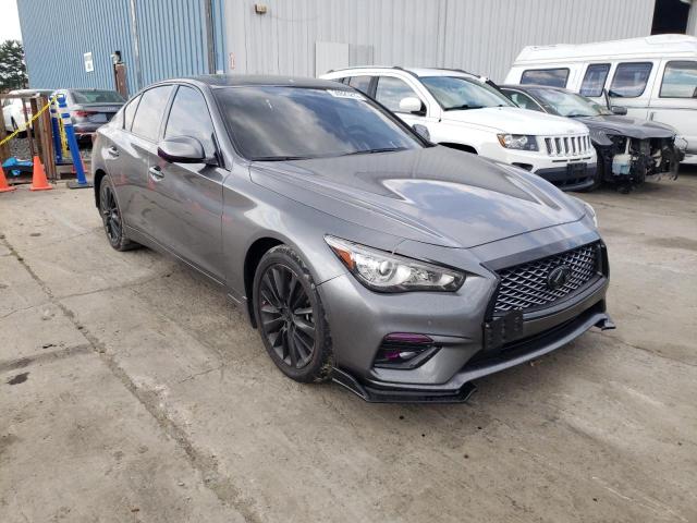 JN1EV7BR6MM750385 - 2021 INFINITI Q50 LUXE GRAY photo 1