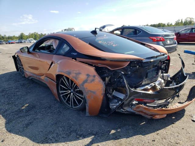 WBY2Z4C59K7F00408 - 2019 BMW I8 ORANGE photo 3