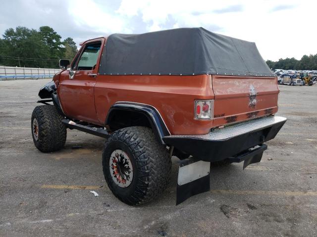 1G5EK18H4GF500564 - 1986 GMC JIMMY K150 ORANGE photo 3