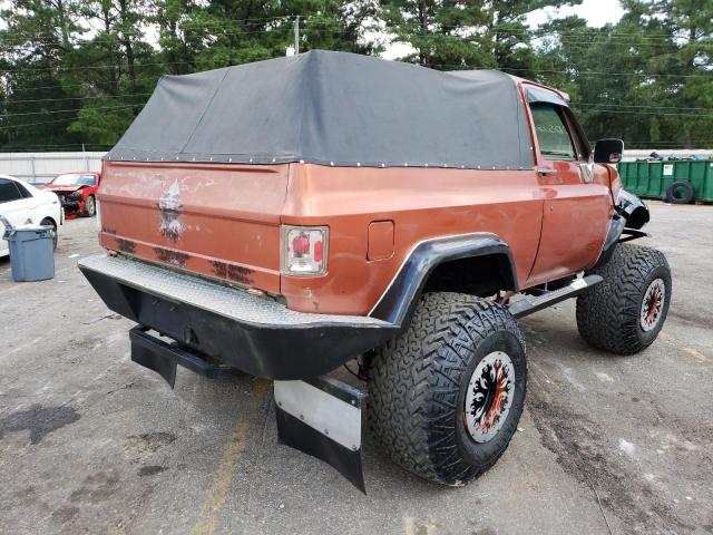 1G5EK18H4GF500564 - 1986 GMC JIMMY K150 ORANGE photo 4