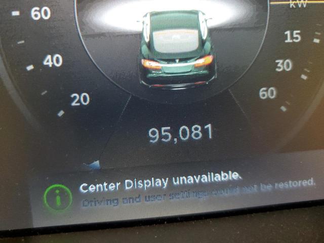 5YJSA1H13EFP35895 - 2014 TESLA MODEL S Գրաֆիտ լուսանկար 8