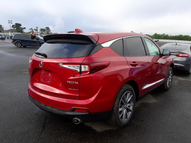 5J8TC2H50ML028497 - 2021 ACURA RDX BURGUNDY photo 4