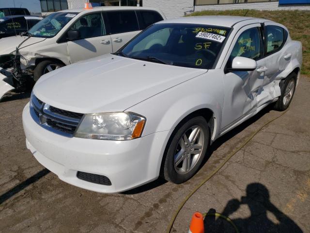 1C3CDZCB1CN151539 - 2012 DODGE AVENGER SXT  photo 2