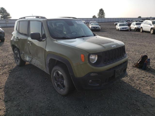 ZACCJBBT2FPB29440 - 2015 JEEP RENEGADE GREEN photo 1