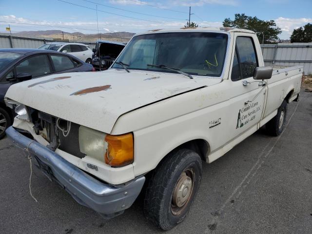 1FTEF15N3KPA36032 - 1989 FORD F150 WHITE photo 2