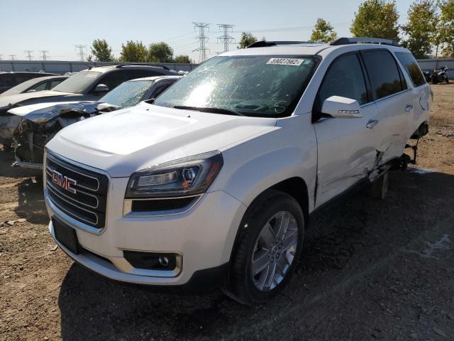 1GKKRSKD3HJ309448 - 2017 GMC ACADIA LIM WHITE photo 2