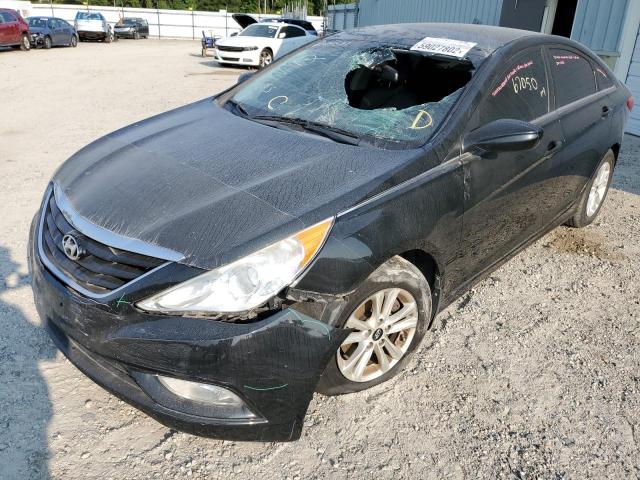 5NPEB4AC0DH524581 - 2013 HYUNDAI SONATA GLS BLACK photo 2