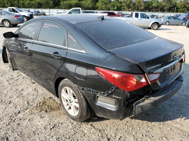 5NPEB4AC0DH524581 - 2013 HYUNDAI SONATA GLS BLACK photo 3