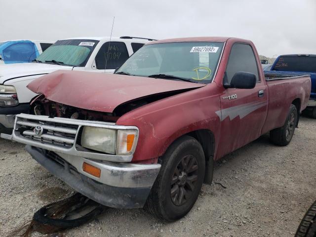 JT4VD10A1P0004724 - 1993 TOYOTA T100 BURGUNDY photo 2