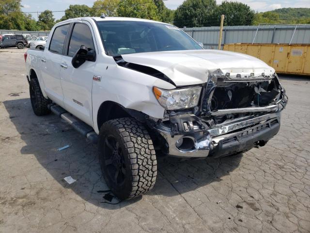 5TFHW5F11DX322271 - 2013 TOYOTA TUNDRA CRE WHITE photo 1