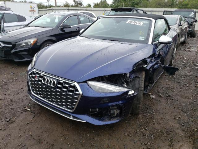 WAUY4GF59MN000183 - 2021 AUDI S5 PRESTIG BLUE photo 2