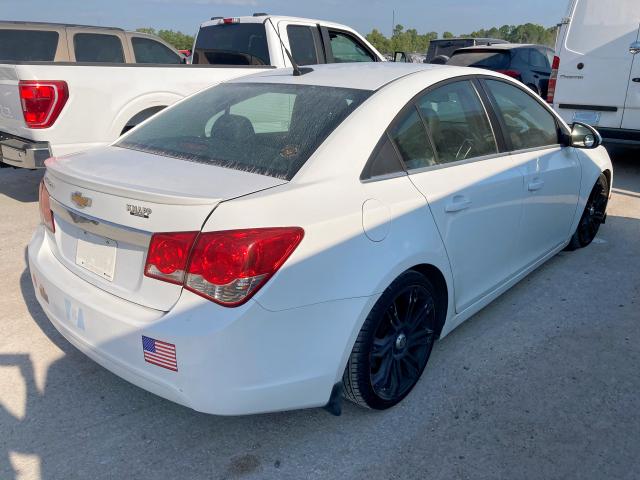 1G1P75SZ8E7100227 - 2014 CHEVROLET CRUZE WHITE photo 4