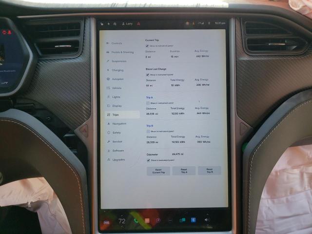 5YJSA1E41JF284412 - 2018 TESLA MODEL S Մոխրագույն լուսանկար 8