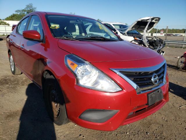 3N1CN7AP6FL825204 - 2015 NISSAN VERSA S/S RED photo 1