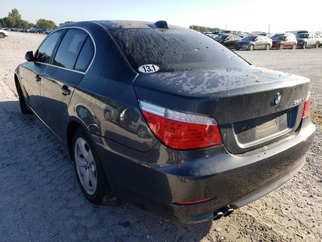 WBANV13528CZ57984 - 2008 BMW 528 XI GRAY photo 3